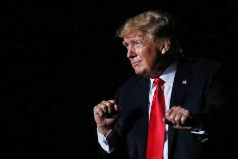 Former U.S. President Trump holds rally in Iowa