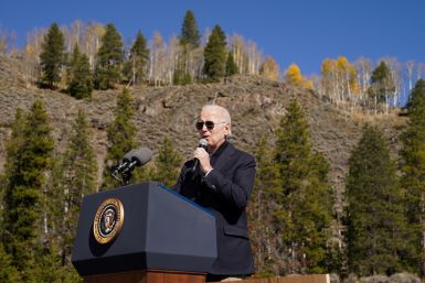 U.S. President Joe Biden attends ceremony to designate Camp Hale as a new National Monument in Leadville, Colorado