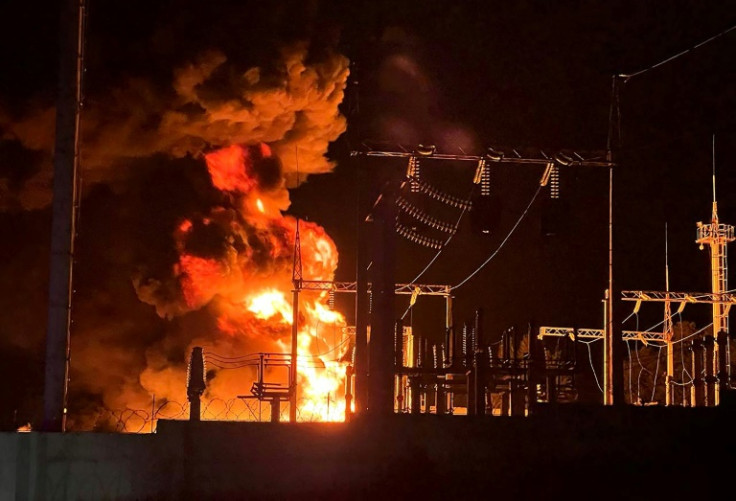 The governor of Russia's Belgorod region released photos of the damage to an electricity sub-station caused by one attack