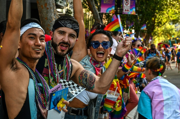 Florida's controversial "Don't Say Gay" law was a major topic of discussion at the Pride parade