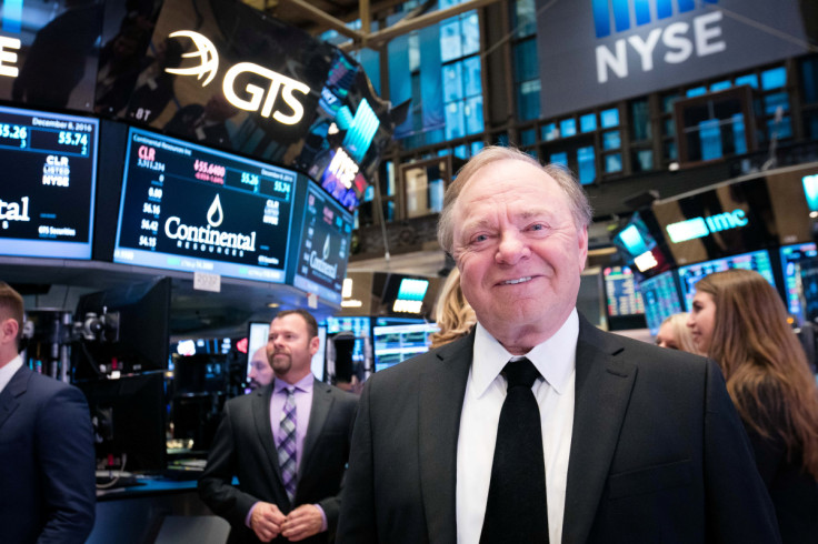 Harold Hamm of Continental Resources is pictured during NYSE Bell Ringing – CLR 50th Anniversary in New York