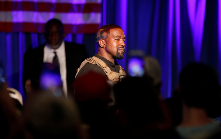 Rapper Kanye West holds his first rally in support of his presidential bid in North Charleston