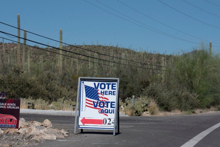 People cast their ballots in the Arizona primary election