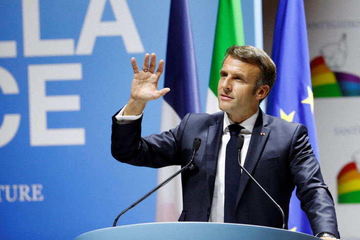 French President Macron attends "The Cry of Peace" in Rome