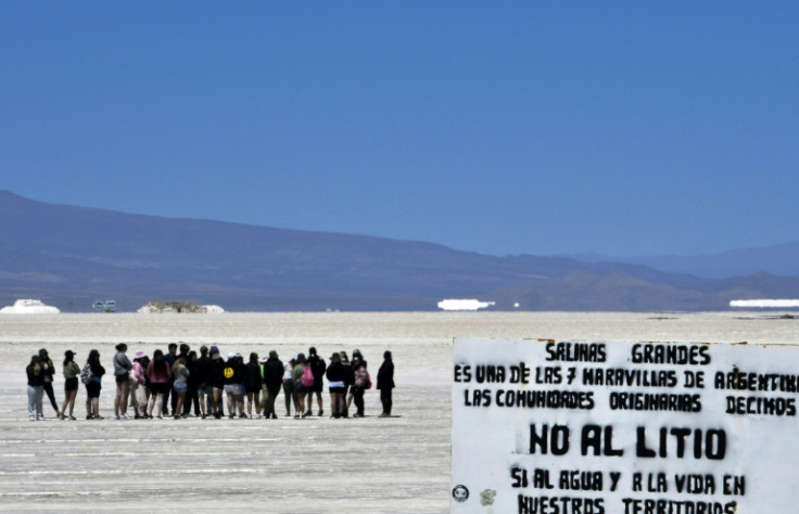 Some in the Salinas Grandes community in Argentina are against lithium exploitation