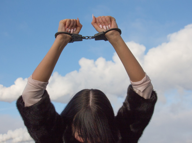 Representational image (woman in handcuffs) 
