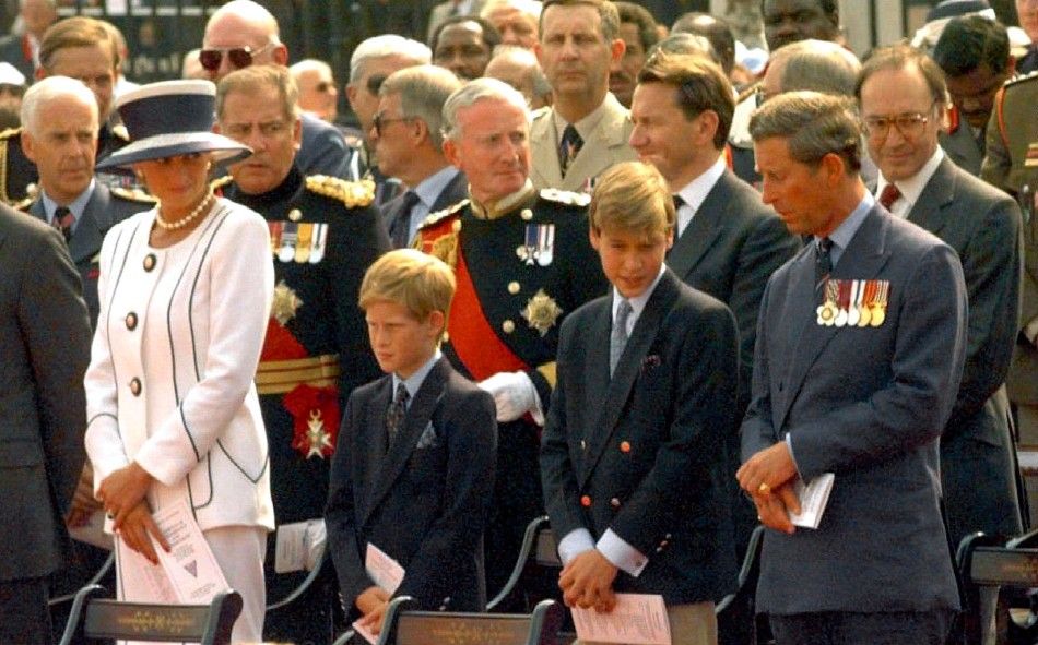 Princes Diana and Prince William