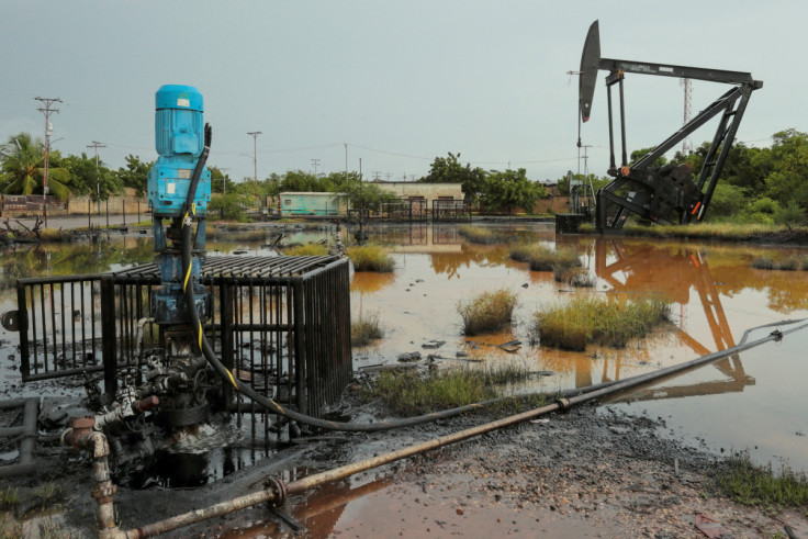 Oil field near Lake Maracaibo, in Cabimas