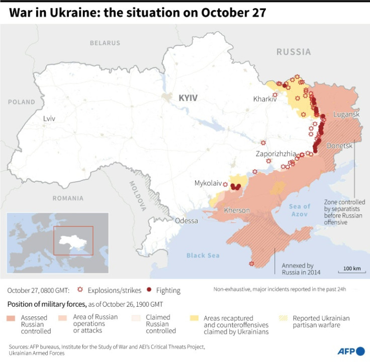 War in Ukraine: the situation on October 27