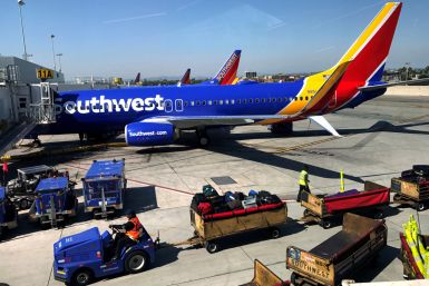 Southwest Airlines Boeing 737 plane is seen at LAX in Los Angeles