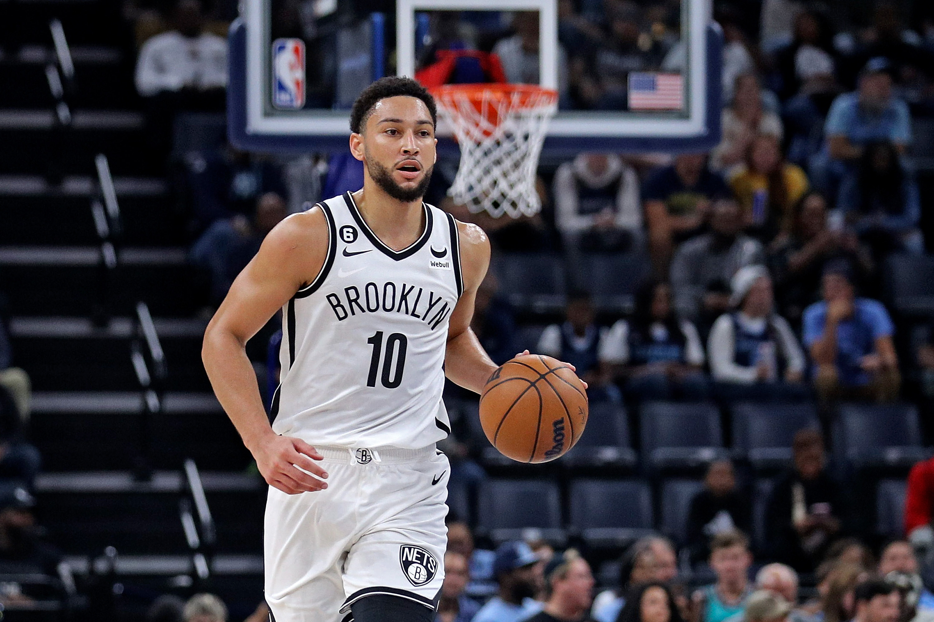 Ben Simmons takes court for Nets in first look at new Big 3