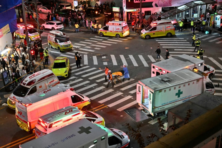Around 50 people were in cardiac arrest in the central Seoul neighbourhood