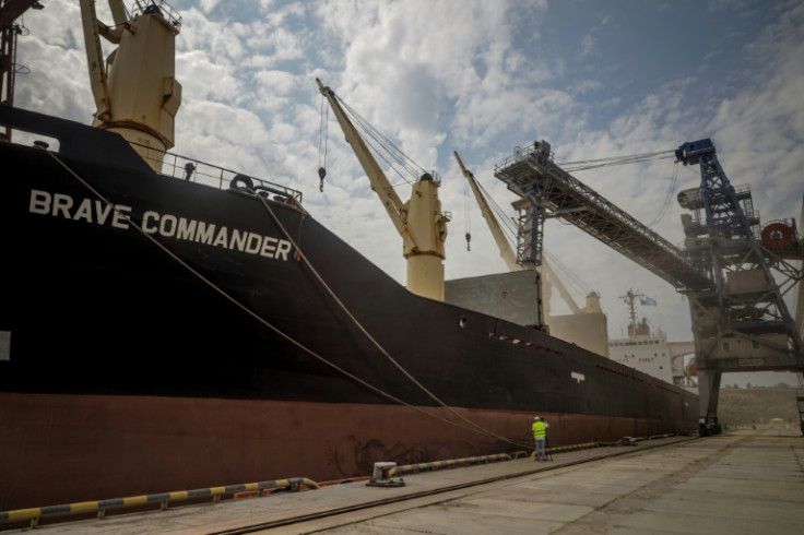 Kyiv's maritime grain exports were halted  after Russia suspended its participation in a landmark deal allowing the vital shipments