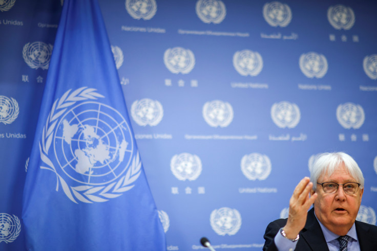 U.N. humanitarian affairs chief Martin Griffiths gives update on Ukraine