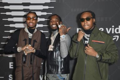 Migos (Quavo, Offset and Takeoff) arrive for the Savage X Fenty Show Presented By Amazon Prime Video at Barclays Center on September 10, 2019 in Brooklyn, New York