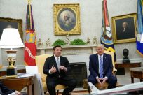 Former US president Donald Trump and Florida Governor Ron DeSantis have received plaudits for their work on courting the Hispanic vote
