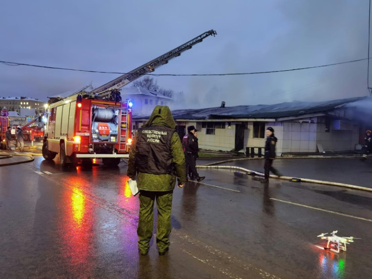The fire broke out in the Kostrama bar at around 2:00 am