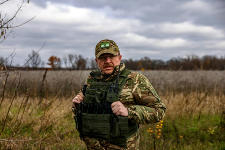 Commander Roman Gryshchenko's troops are keeping watch