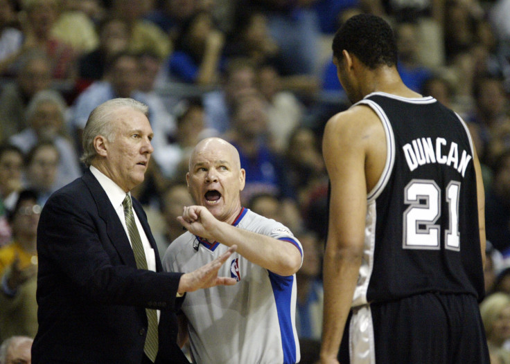 Tim Duncan, Joey Crawford, NBA