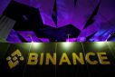 The logo of Binance is seen on their exhibition stand at the Delta Summit, Malta's official Blockchain and Digital Innovation event promoting cryptocurrency, in St Julian's