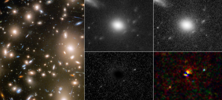 Far-off supernova explosion were captured in a single snapshot by NASA's Hubble Space Telescope