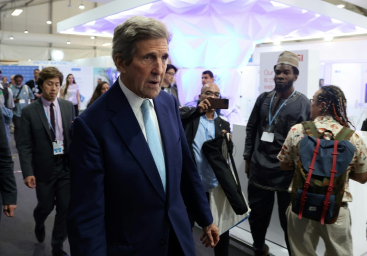 Standing in for wealthy nations was US special envoy for climate John Kerry