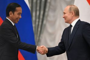 Widodo met Putin in Russia but the Russian leader will not attend the G20 summit in Indonesia