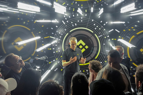 Binance founder and CEO CZ speaks at Binance fifth anniversary event in Paris