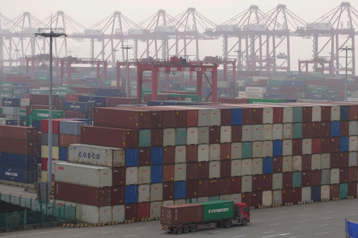 FILE PHOT: Containers at the Yangshan Deep Water Port in Shanghai