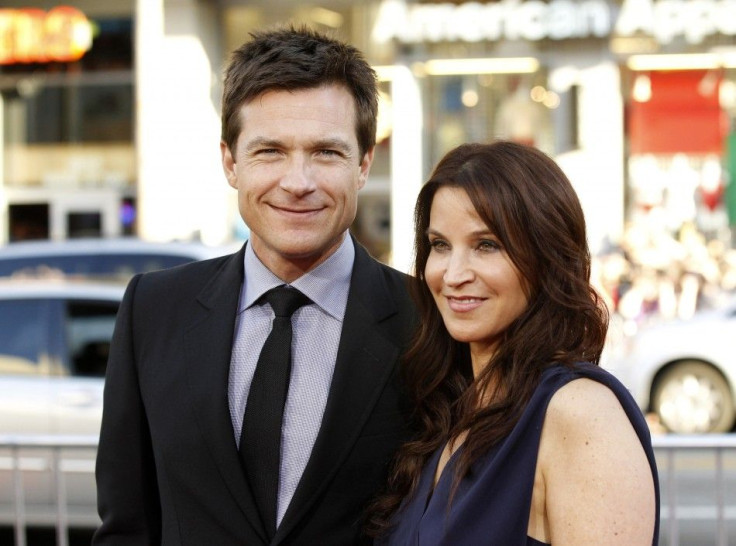 Cast member Jason Bateman and his wife Amanda.