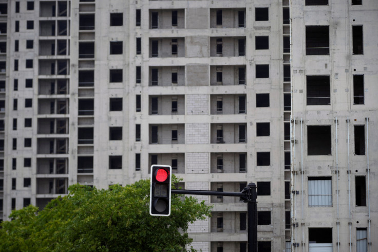 Construction site of residential buildings in Shanghai