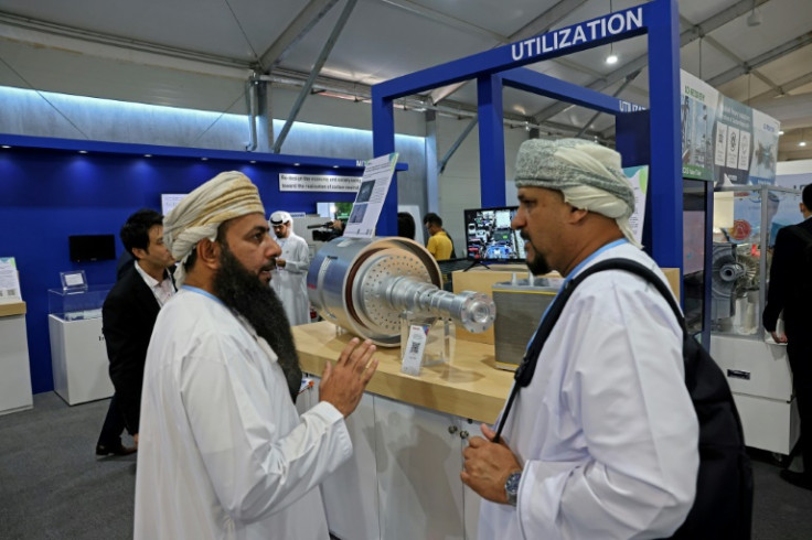 Participants tour the Sharm el-Sheikh International Convention Centre, in Egypt's Red Sea resort city of the same name, during the COP27 climate conference