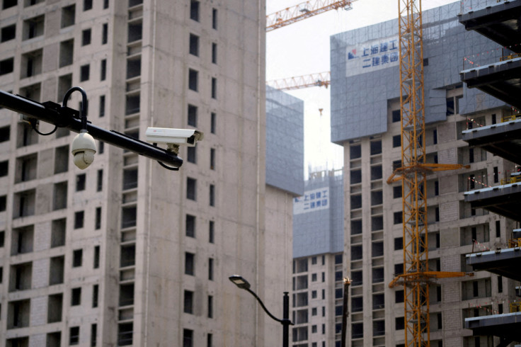 Residential buildings under construction in Shanghai
