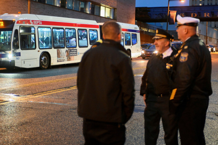 Migrants arrive by bus from Texas to Philadelphia