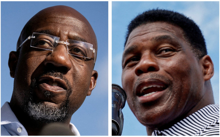 Democratic candidate U.S. Senator Raphael Warnock and Republican U.S. Senate candidate Herschel Walker