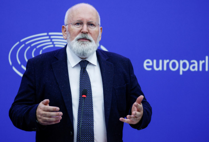 European Commission holds a news conference on high energy prices at the European Parliament in Strasbourg