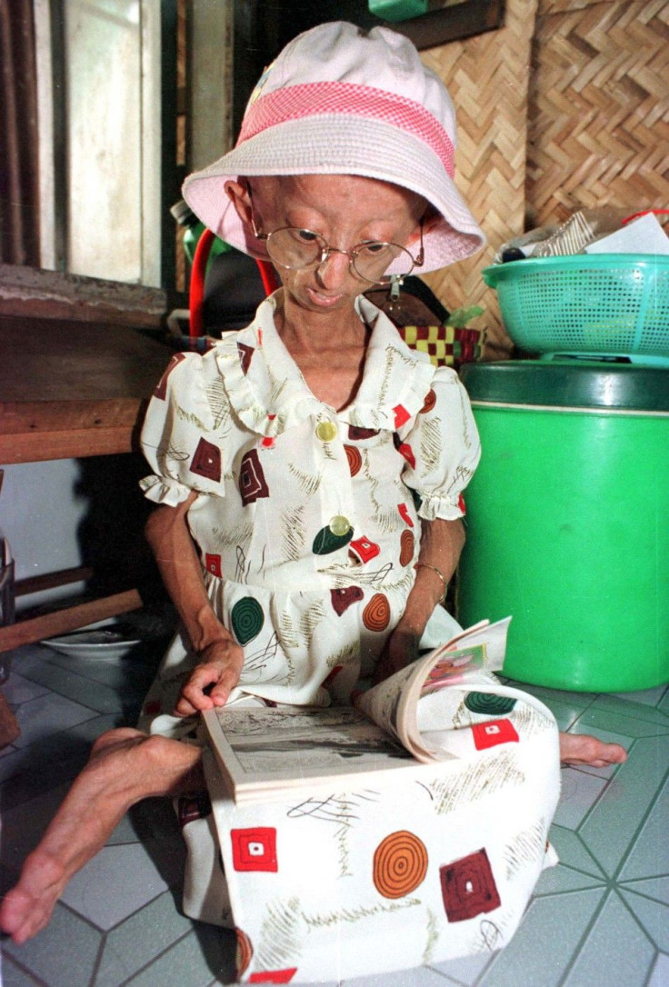 Vietnamese girl sitting