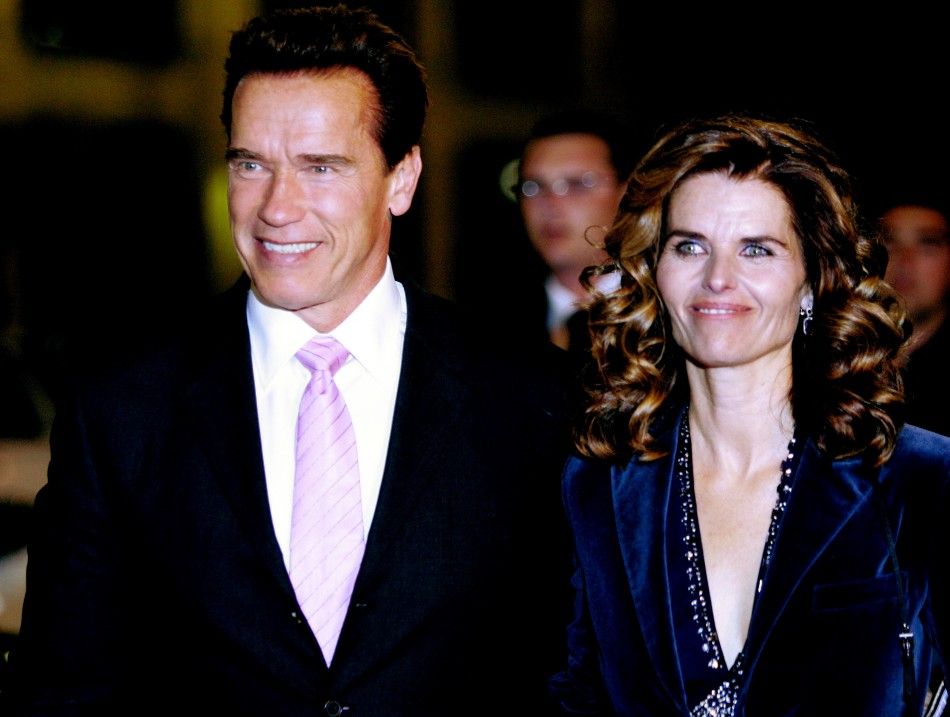 California Governor Schwarzenegger and his wife Shriver arrive at premiere of quotThe Kid  Iquot in Hollywood