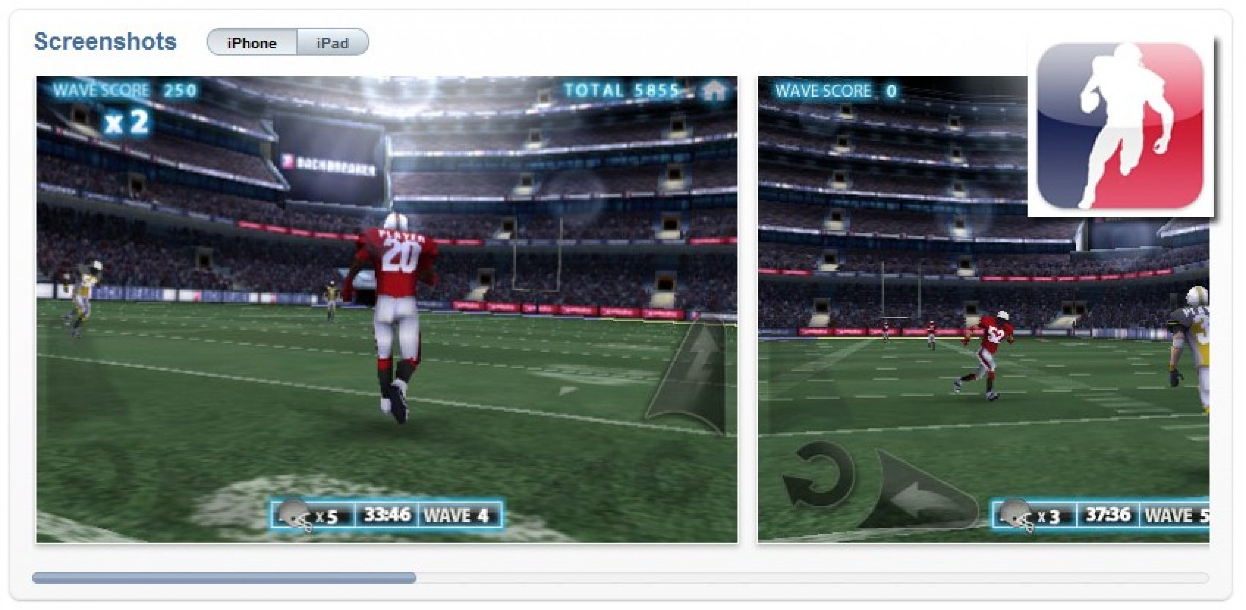 Backbreaker Football Game - Top 50 must-have iPad apps