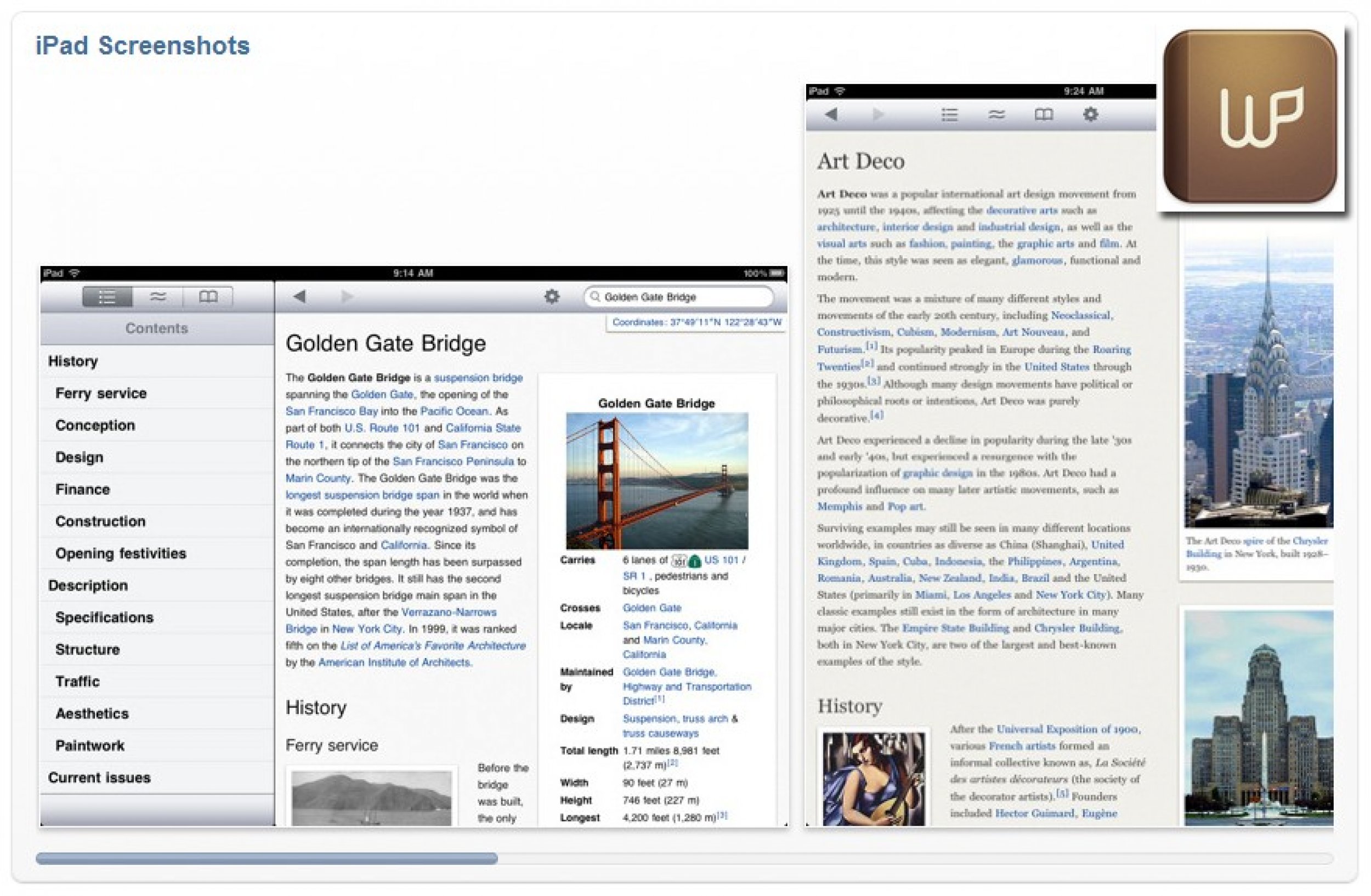 Wikipanion Reference - Top 50 must-have iPad apps