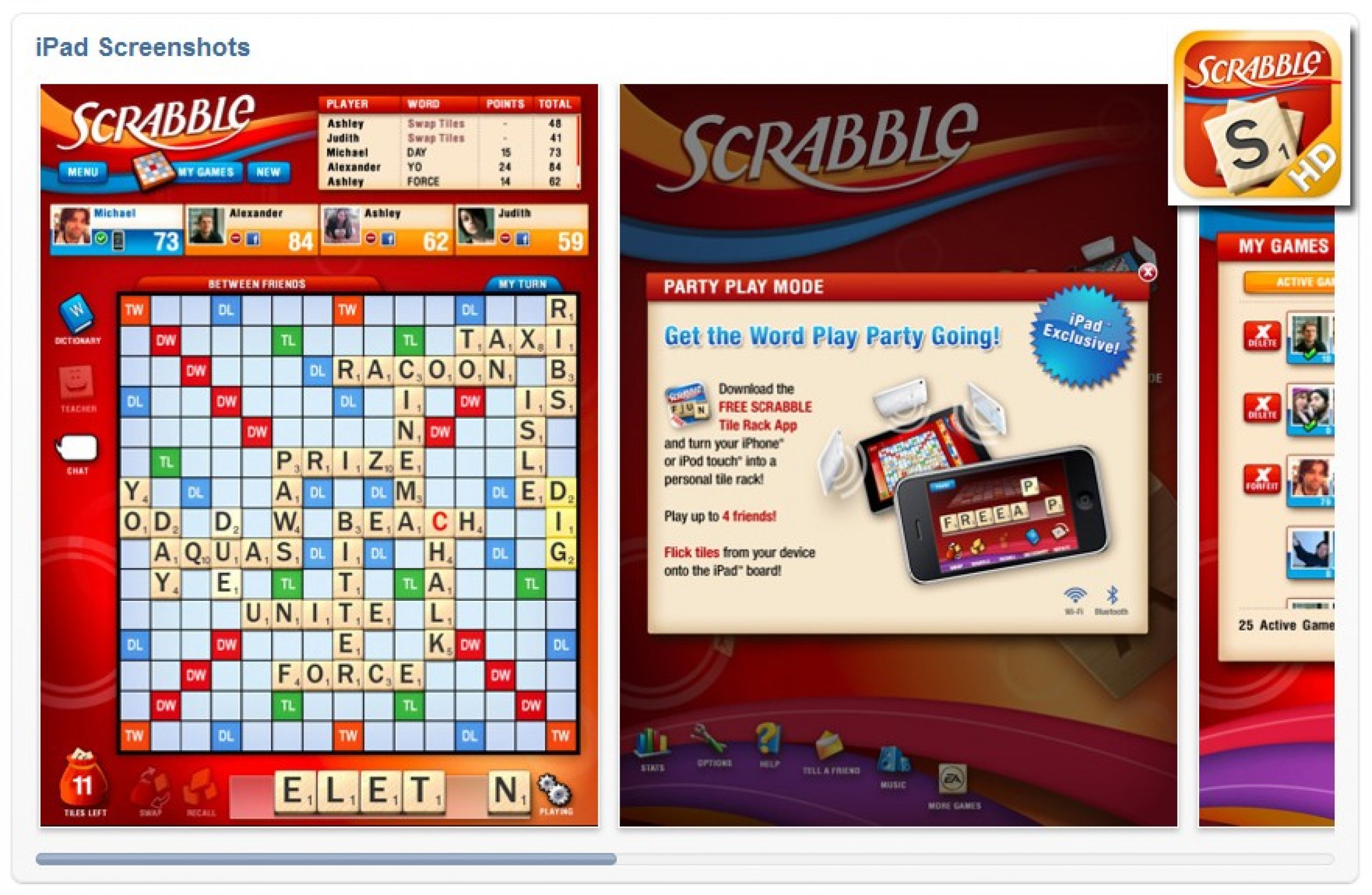 Scrabble Game - Top 50 must-have iPad apps
