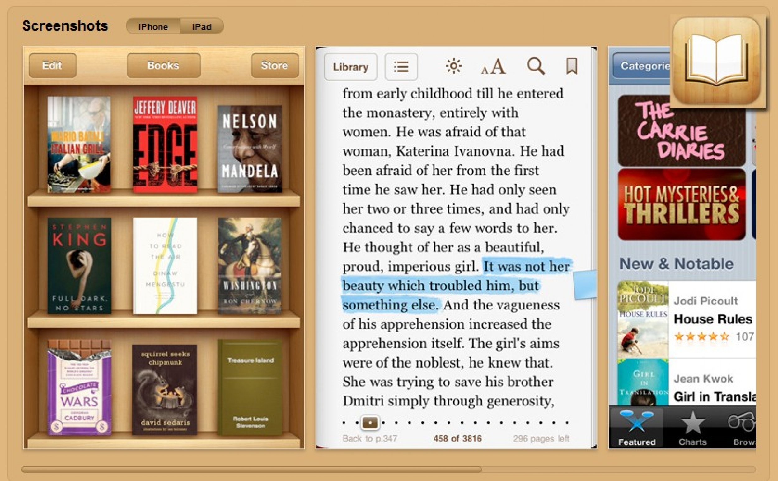 iBooks Books - Top 50 must-have iPad apps