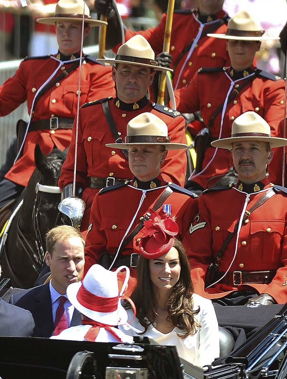 Latest pictures Prince William and Kate Middleton Canada Day celebrations.