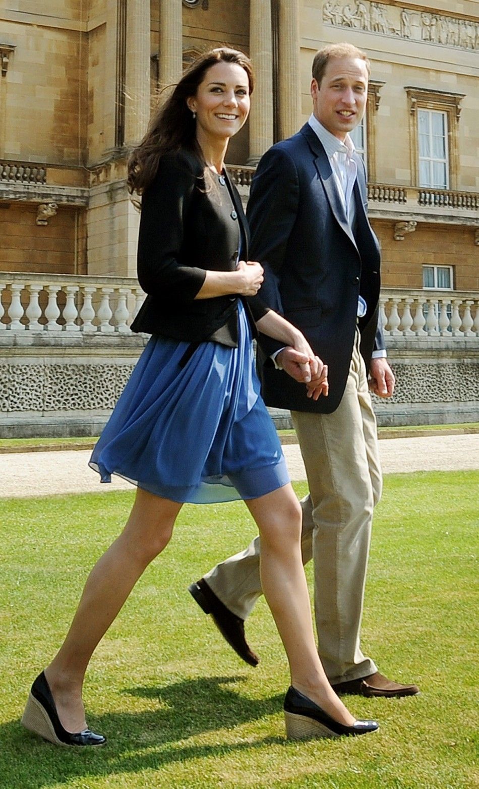 Kate Middleton wearing the 84 Zara dress the morning after her wedding
