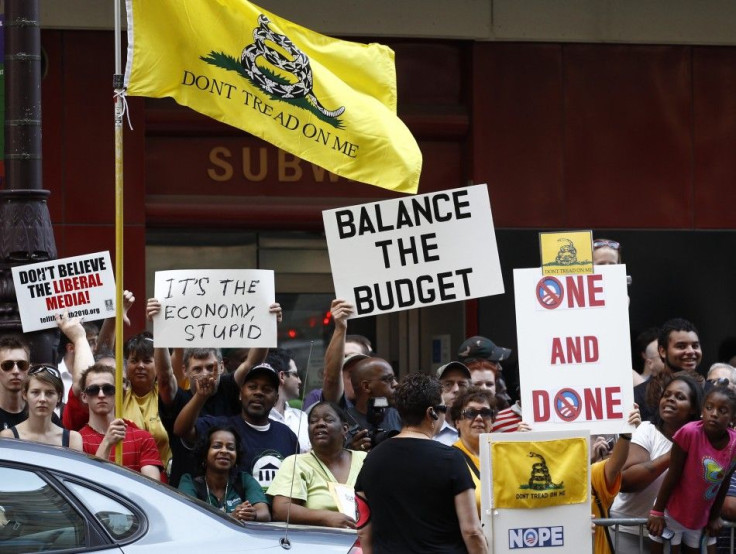 Tea Party protesters