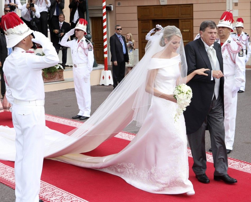 Monaco Royal Wedding Princess Charlene s Fabulous Wedding Dress