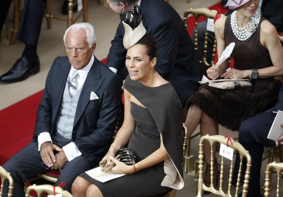 Celebrities at the Prince Albert II and Princess Charlene Royal Monaco wedding.