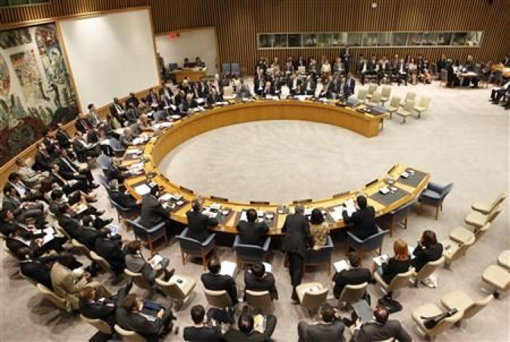 The Security Council begins their meeting at the UN Headquarters in New York