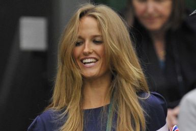 Kim Sears, the girlfriend of Andy Murray of Britain
