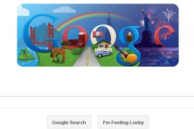 Google Doodle celebrates 2011 American Independence Day